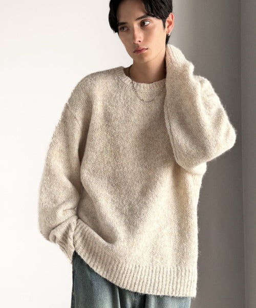 Classical Origin】「深みのある大人に。」クルーネックミックスカラー