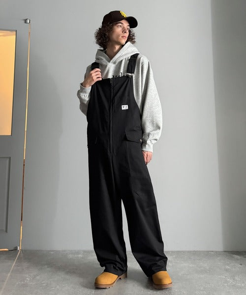 Classical Origin】Front-Zip Loose Overalls／フロントジップ仕様
