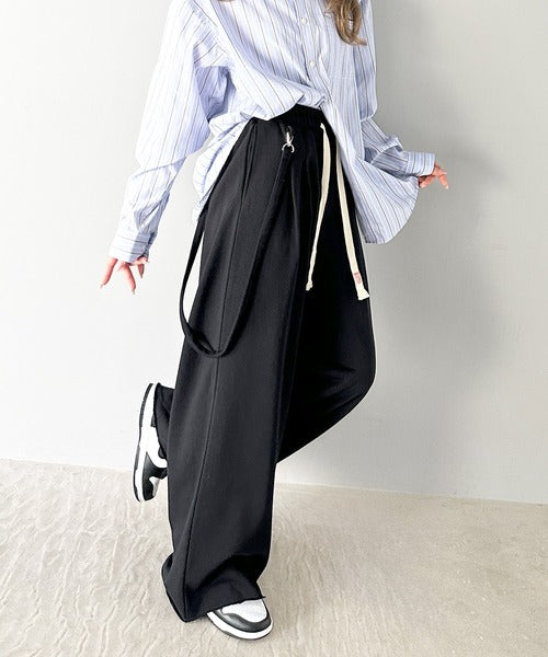 JAVA ジャバコラボ》ワンランク上の着こなし叶う。サスペンダー付裏毛2