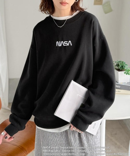 JaVaジャバコラボ》数量限定！シンプル刺繍で着回し力抜群♪【NASA