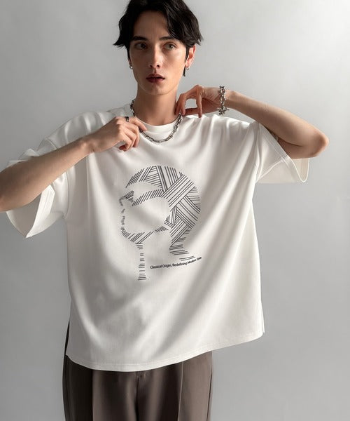 ◆ boohoo ◆オーバーサイズ Virtues グラフィック Tシャツ Boohoo Man Size Medium Oversized Black Short Sleeve Virtues