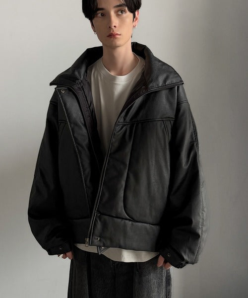 Javaジャバコラボ》寒さ知らずの防寒力！高級感あふれる中綿フェイク