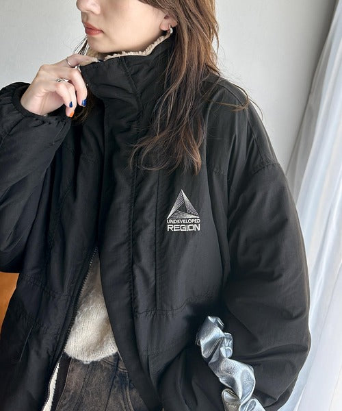 Javaジャバコラボ》トレンドライクNO.1。2wayリバーシブルジップアップ