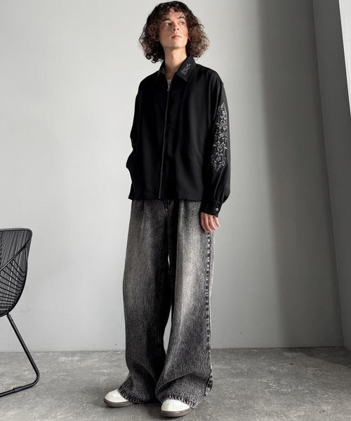 Classical Origin】「繊細さを羽織る。」刺繍デザインエレガンスジップ