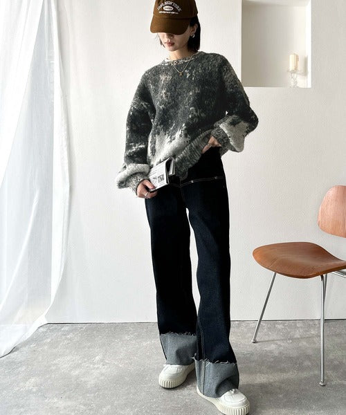 JaVaジャバコラボ》ふんわり包まれる、冬映え主役ニット