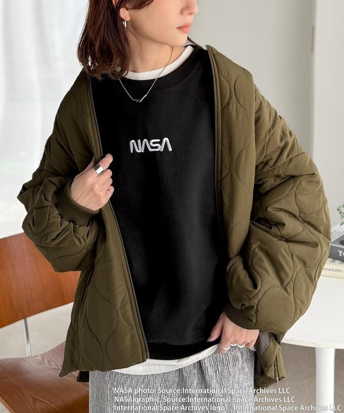 JaVaジャバコラボ》数量限定！シンプル刺繍で着回し力抜群♪【NASA