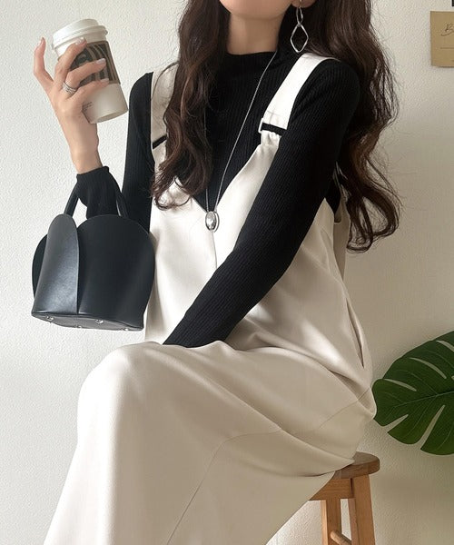 【ボナ】MARIA 24SS ベルトラインサロペット　新品未使用 ボナ様専用】MARIA 24SS ベルトラインサロペット 新品未使用