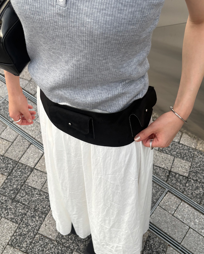 ダブルポケットベルトウエストポーチ | ファッション通販サイト NUGU