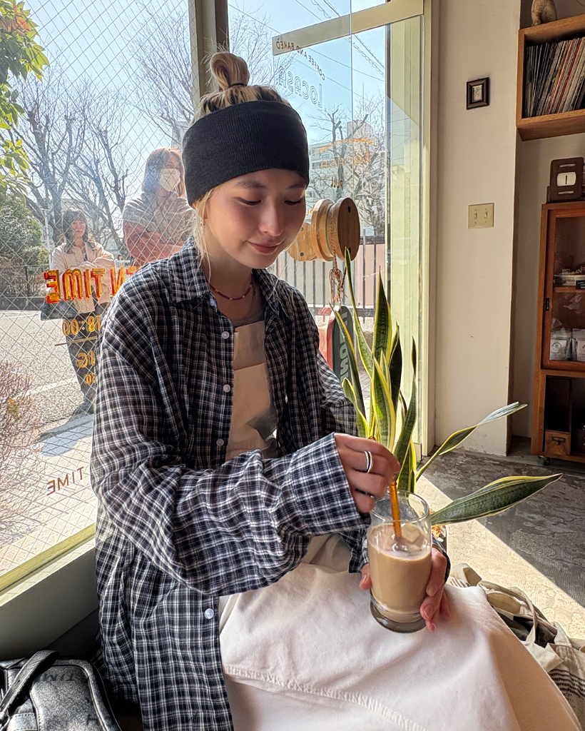 （ユニセックス）タータンチェックシアーシャツ