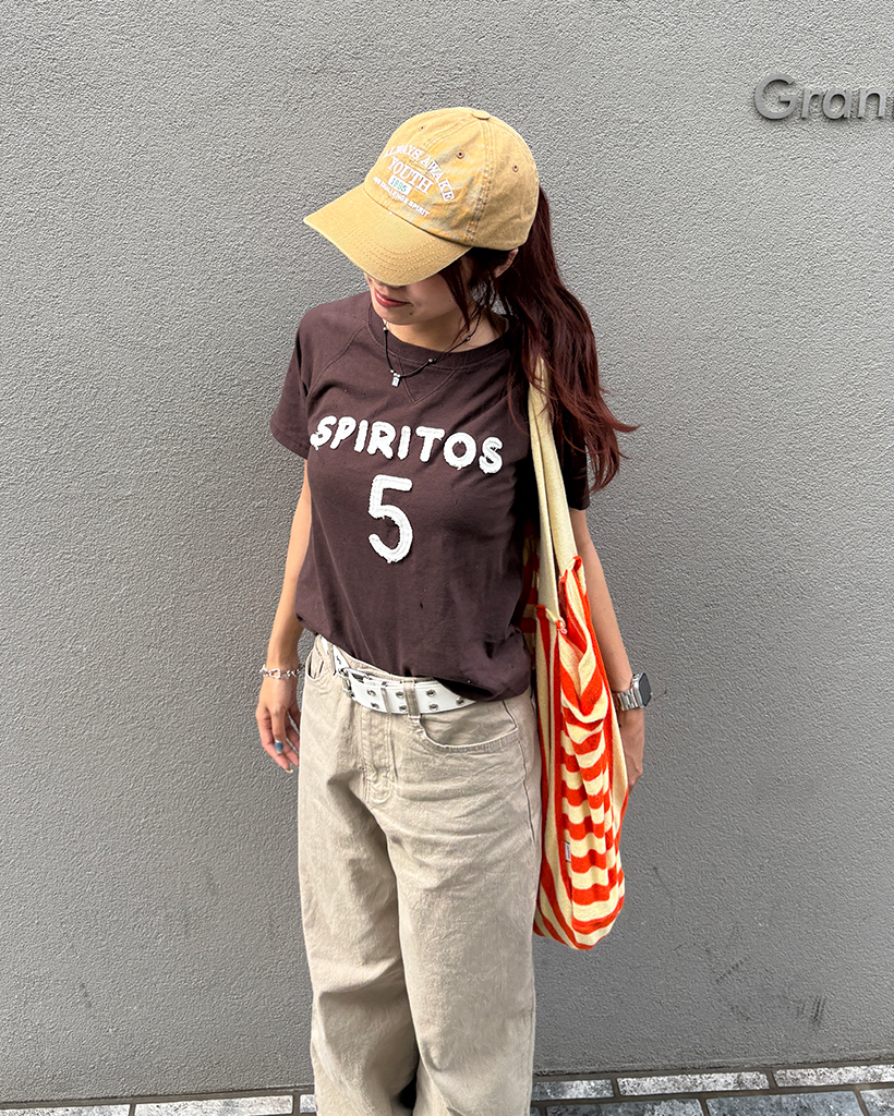 5レタリングパッチハーフTシャツ | ファッション通販サイト NUGU