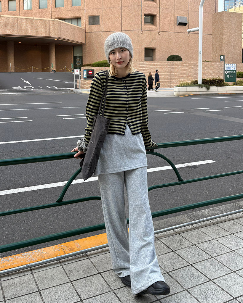 イージーフレアスカートパンツ