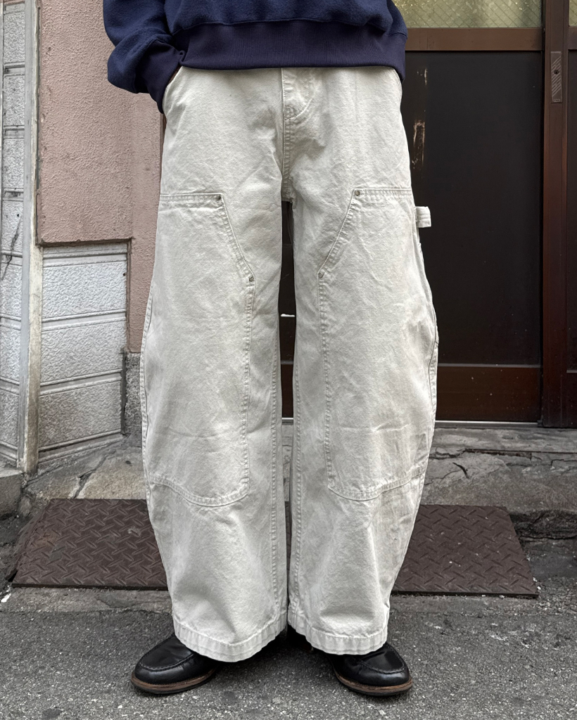 ダブルニーカーペンダーコットンパンツ