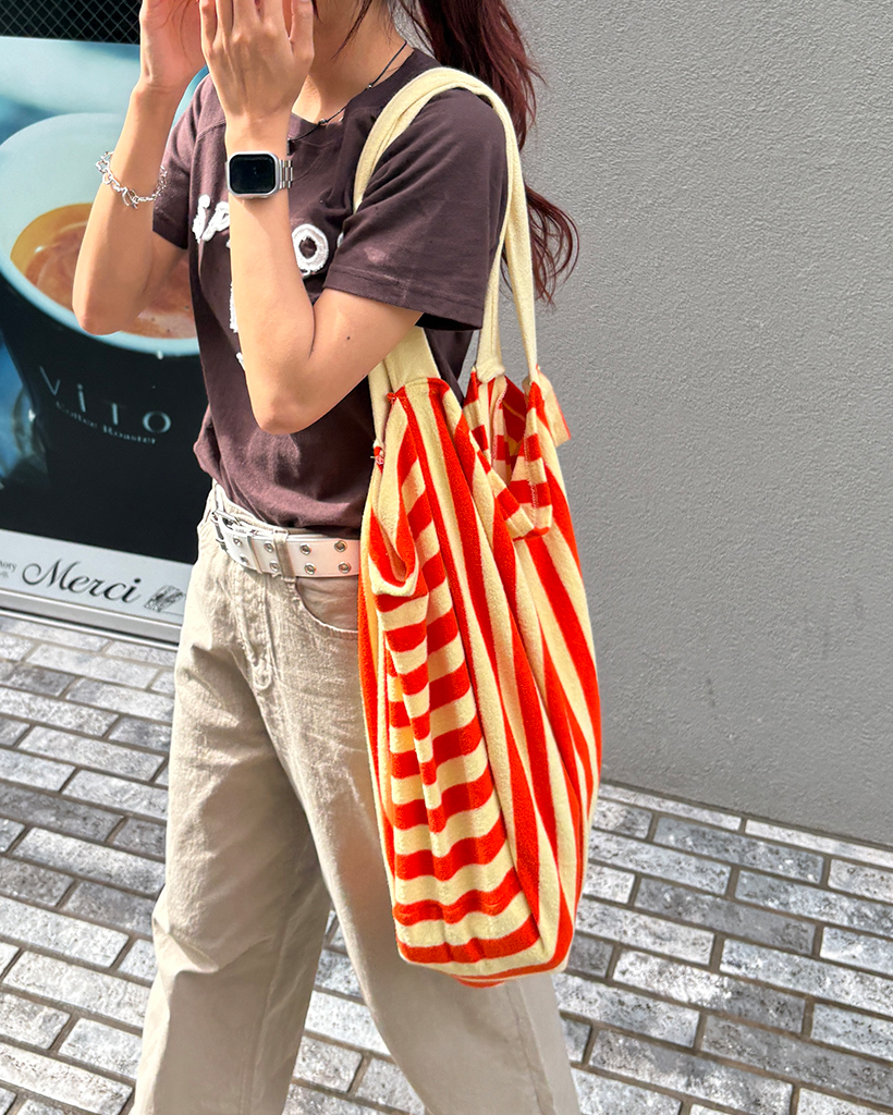 yukiemonハンドメイド　45㎝ファスナービッグトートバック　① yukiemonハンドメイド 45㎝ファスナービッグトートバック ①