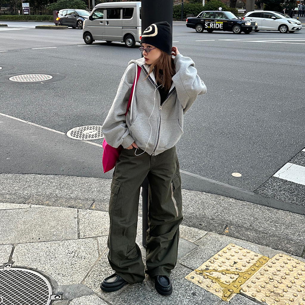 lig. カーゴワイドパンツ カーゴジップワイドパンツ | ファッション通販サイト NUGU