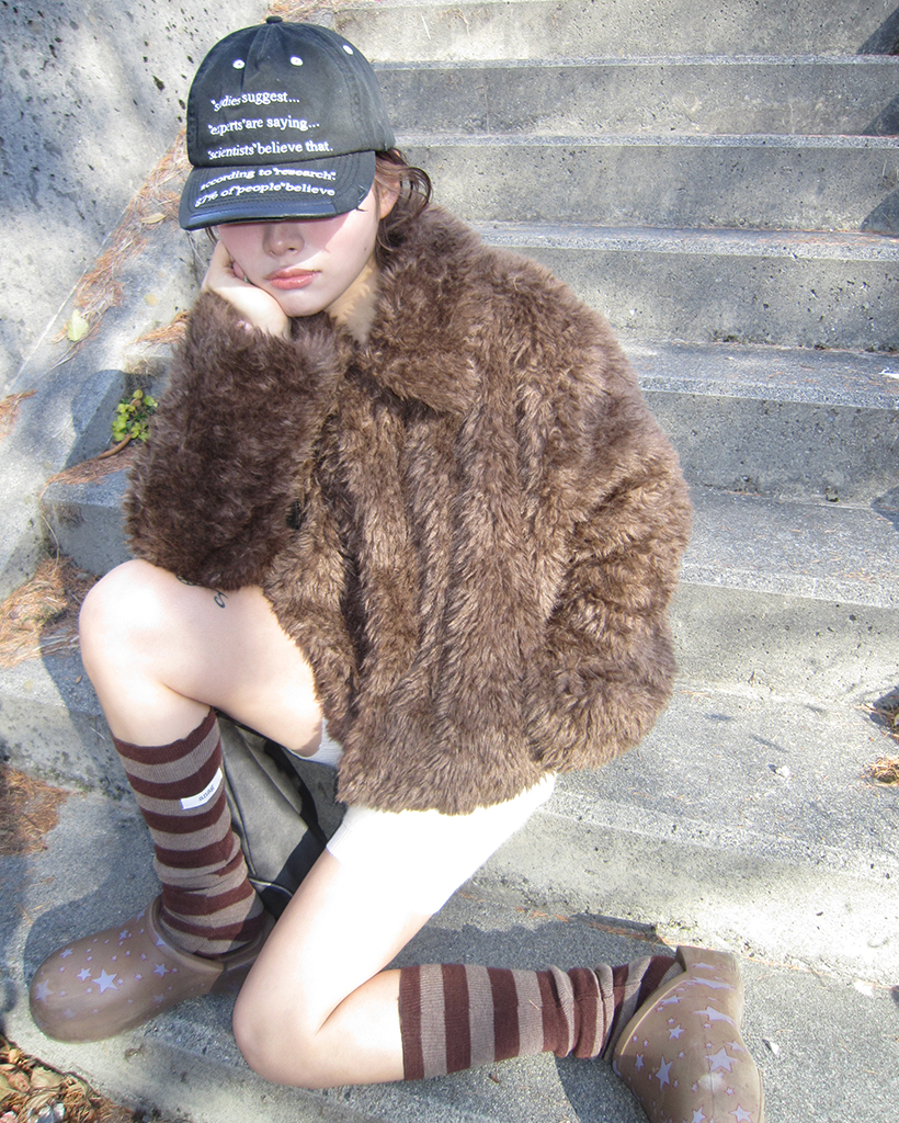 [BEST 50]カラーファースナップボタンショートジャケット