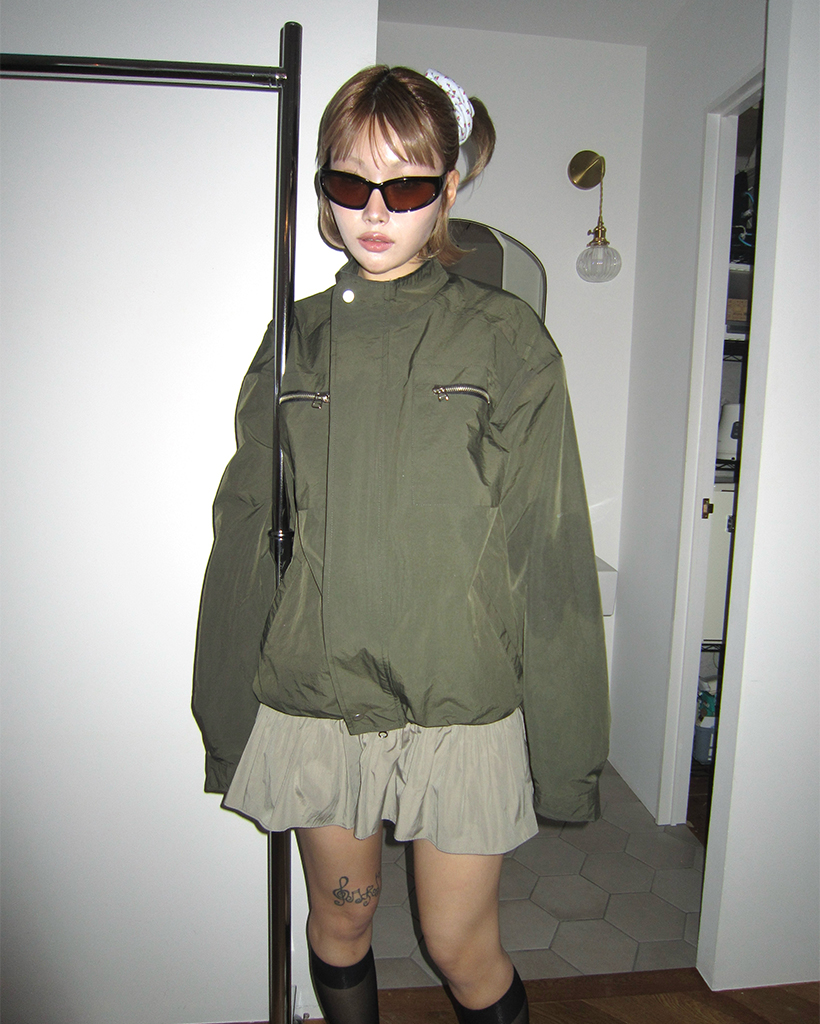 ジップフライナイロンジャケット