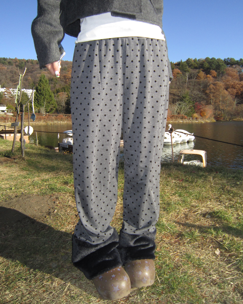 ドットファーヘムイージーパンツ