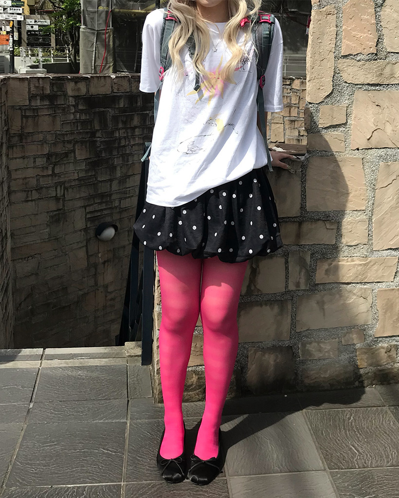 ドットパンプキンバルーンフィットミニスカート