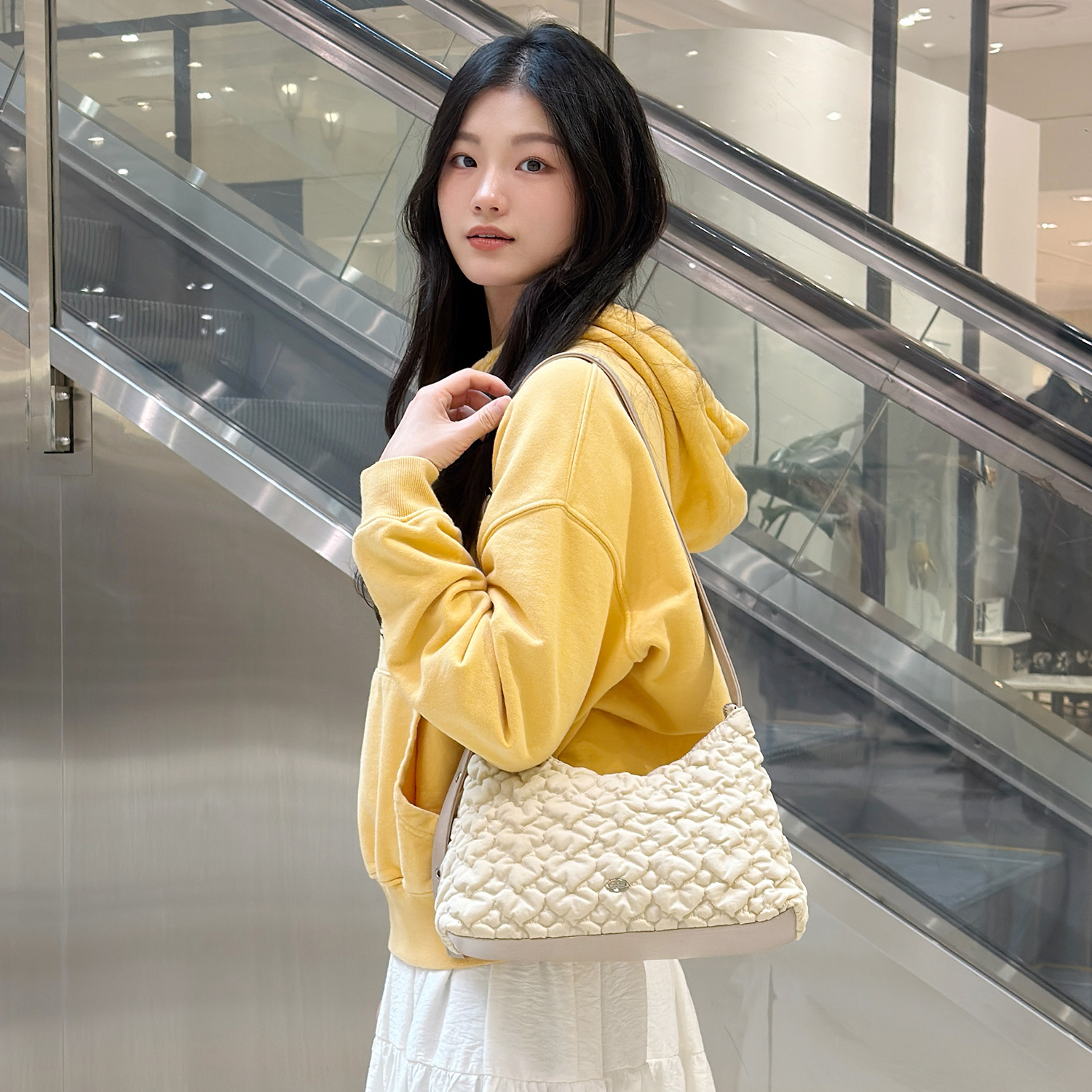 リットキルテッドショルダー＆クロスバッグ