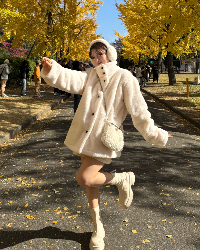 スタンドネックボアコート