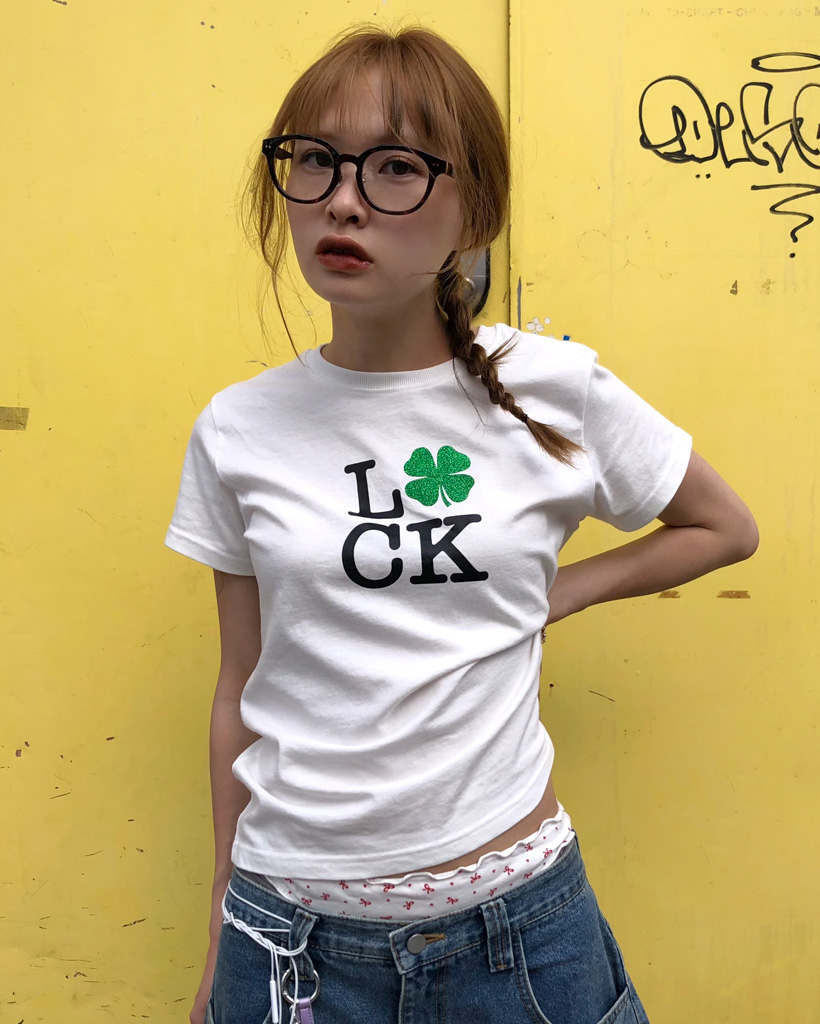 (ORIGINAL) ラッキーグロークローバーTシャツ
