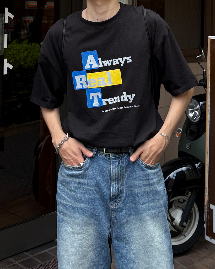 ARTレタリングハーフTシャツ | ファッション通販サイト NUGU