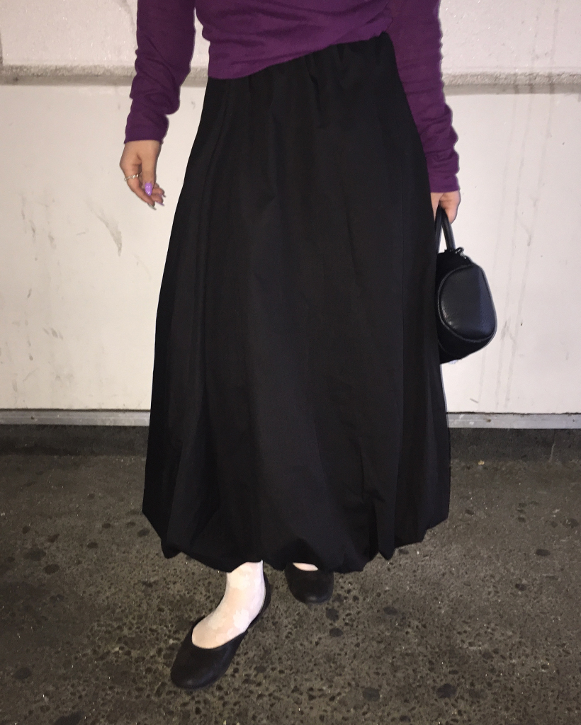 イージーバルーンロングスカート