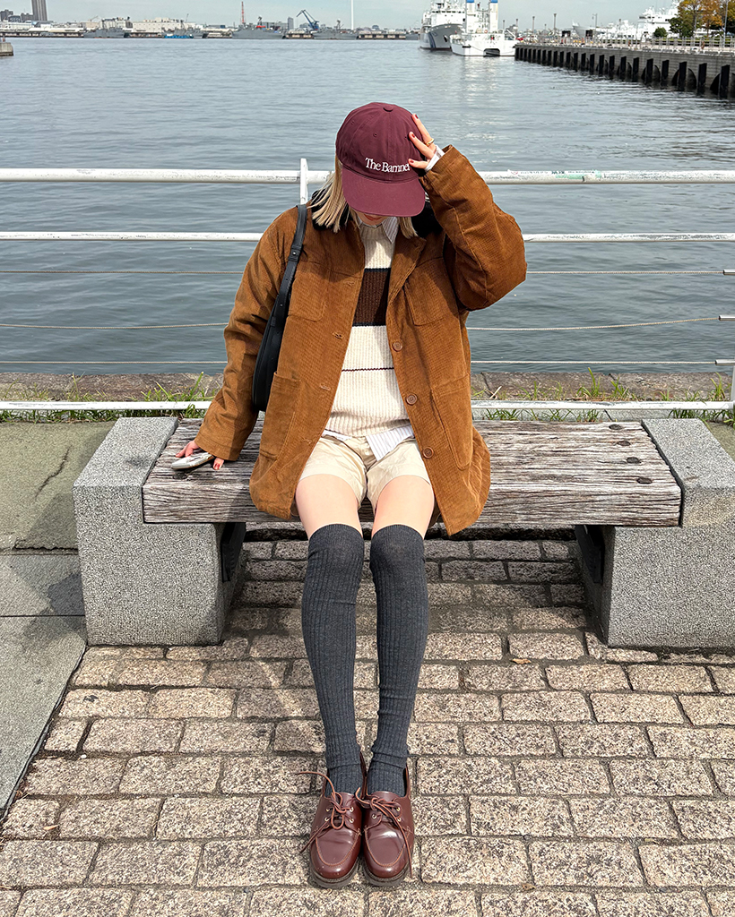 コーデュロイチェックライニングバブアージャケット | ファッション