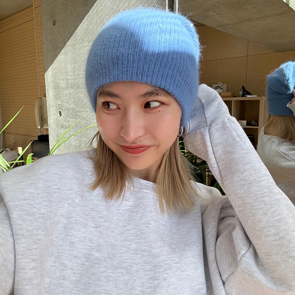 帽子 soduk flat knit cap gray soduk flat knit cap gray - メルカリ