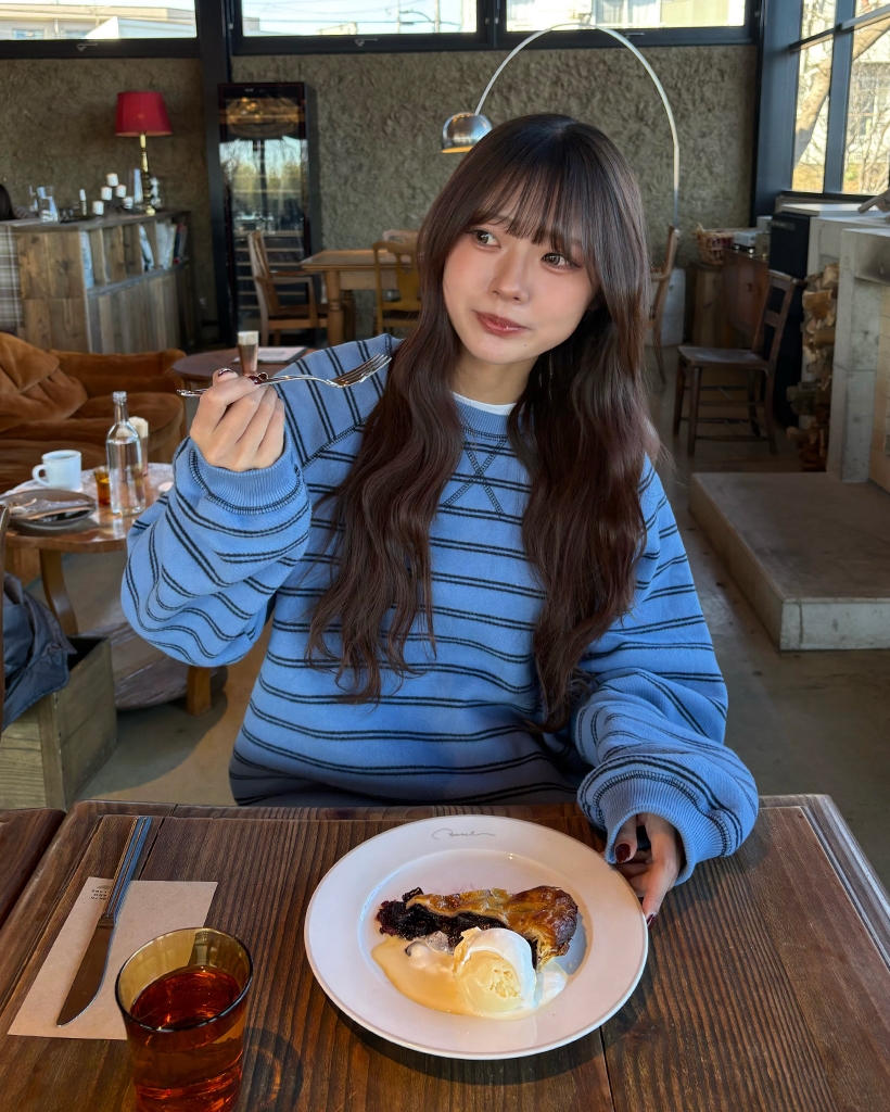 Vガゼットダブルボーダープルオーバー