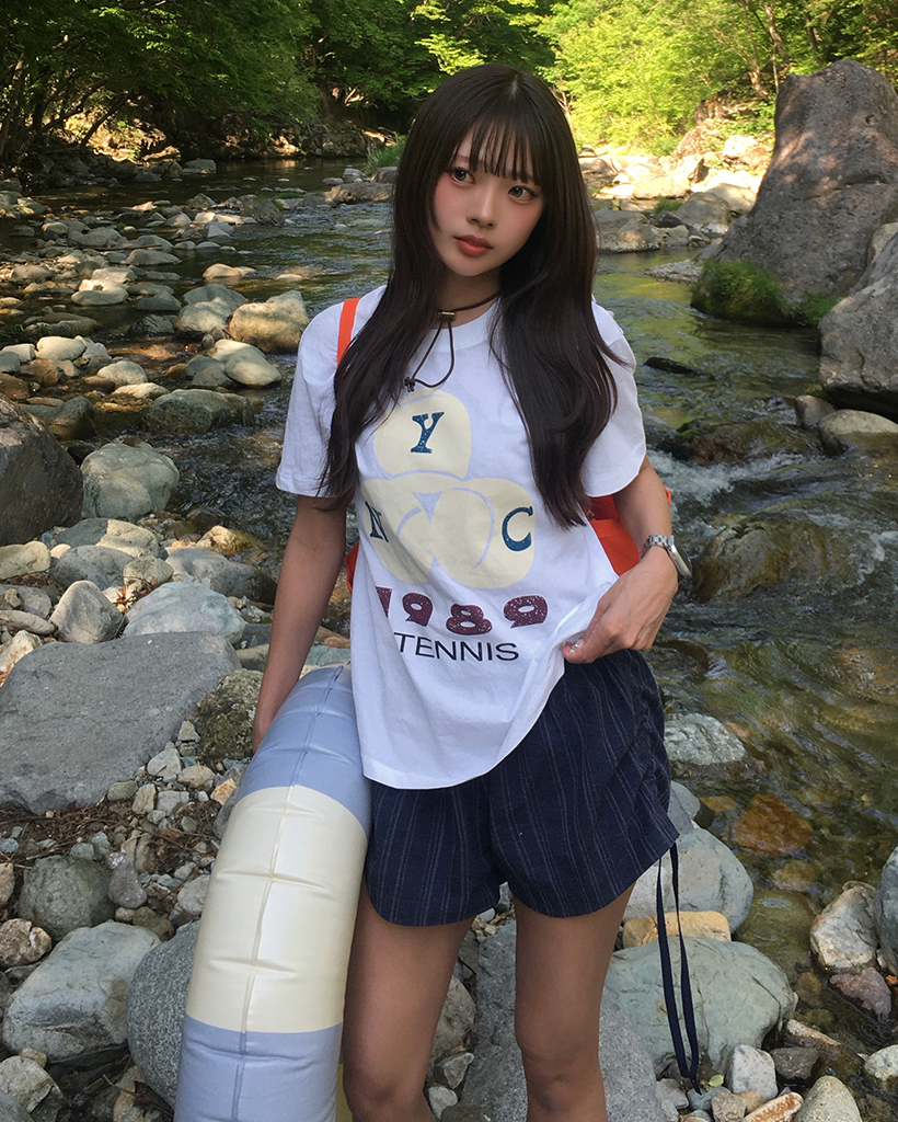 NYCテニスボールハーフTシャツ
