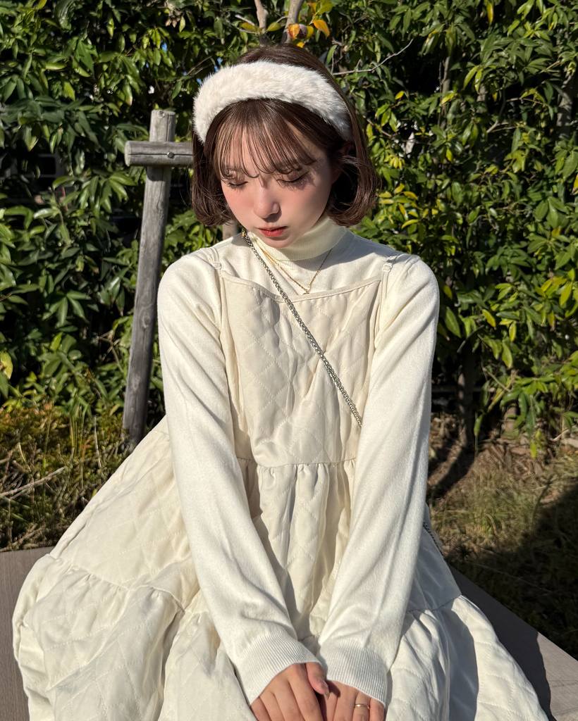 ファーワイドカチューシャ