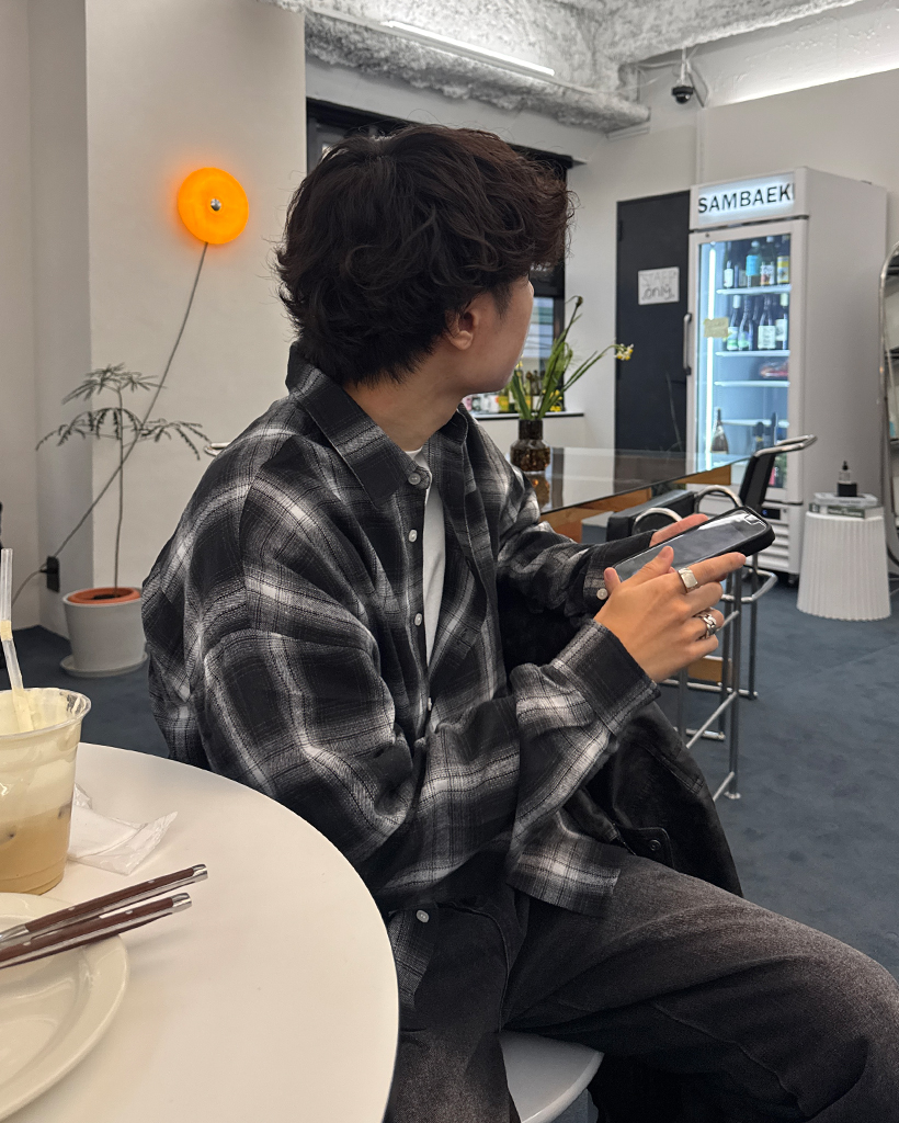 ワンポケットフランネルチェックシャツ