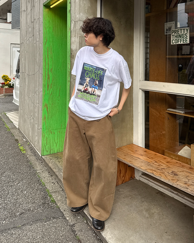 ジラフホースプリントハーフTシャツ