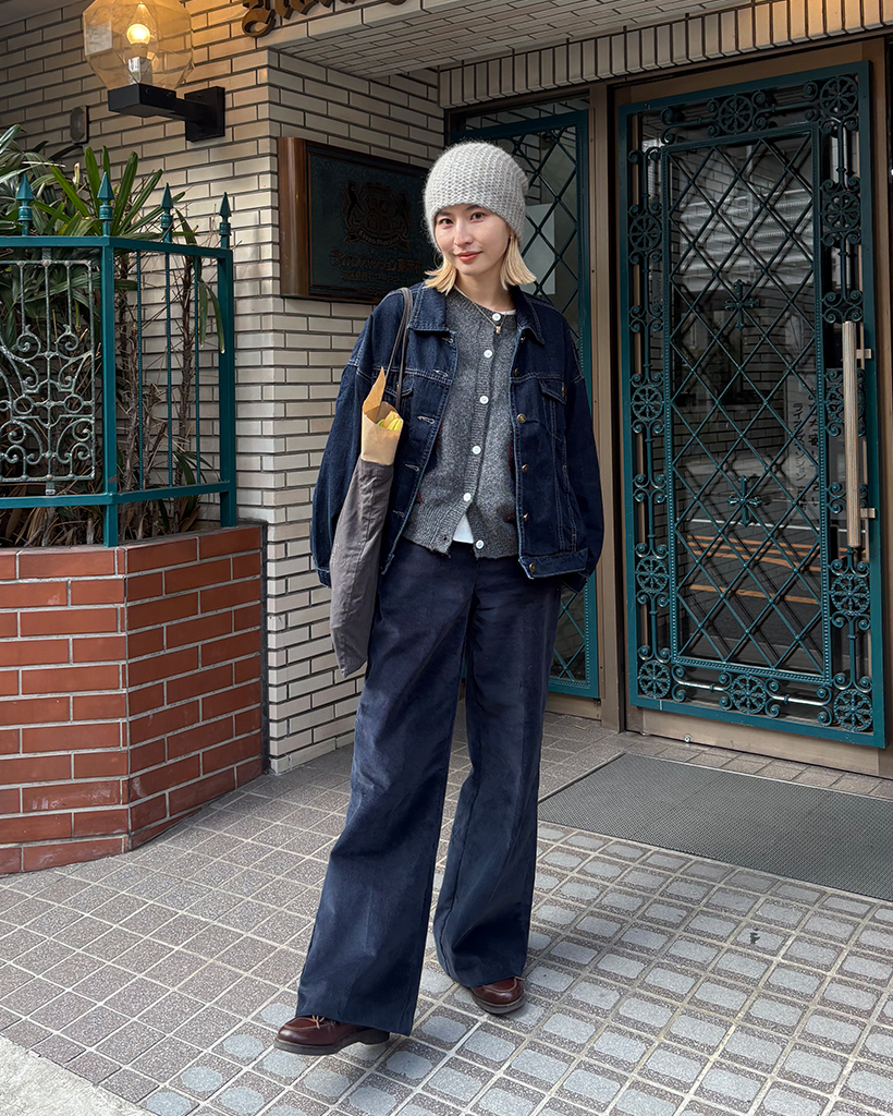 ダブルセンターシームデニムジャケット