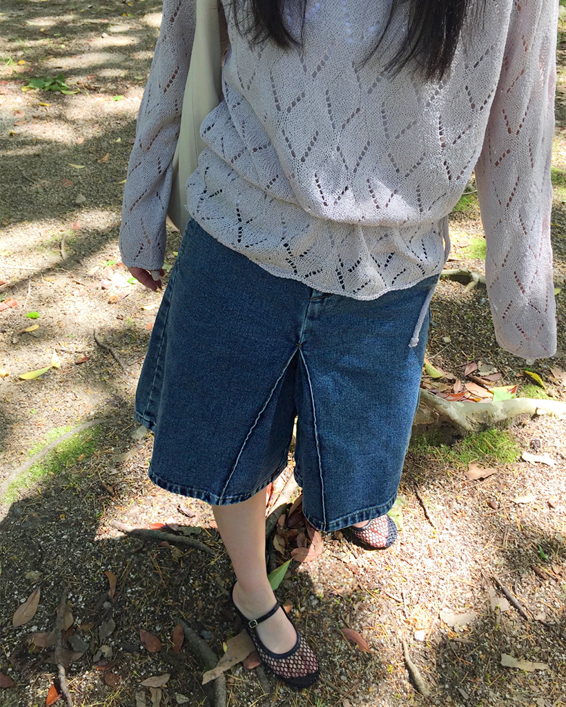 ワイドインシームハーフパンツ