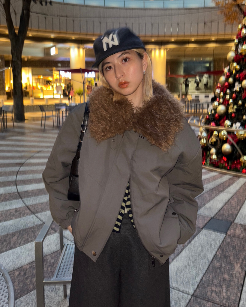 フロートラッチデタッチャブルファーカラージャケット