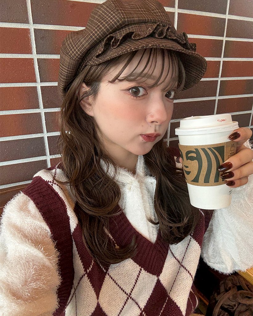 チェックシャーリングニュースボーイキャップ | ファッション通販