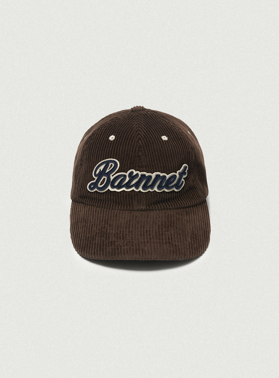 Corduroy Patch Logo Ball Cap_Brown