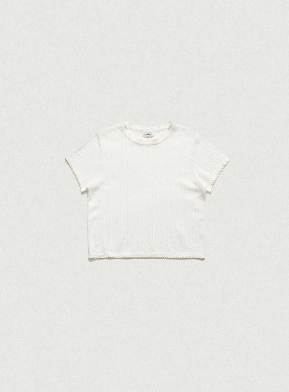 【購入特典】Ivory Cotton Knit Top