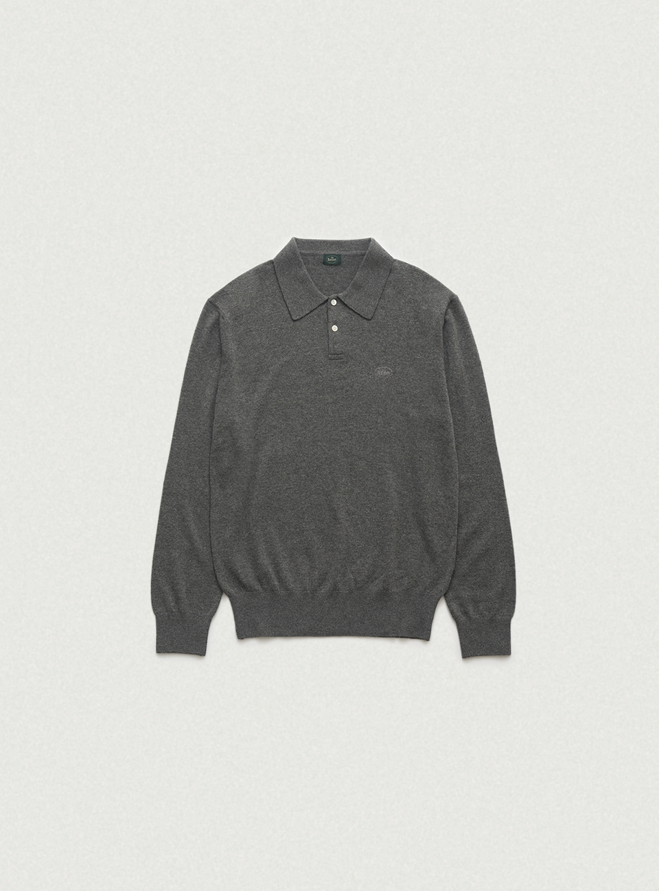 Wimblyn Knit Polo Shirt_Charcoal