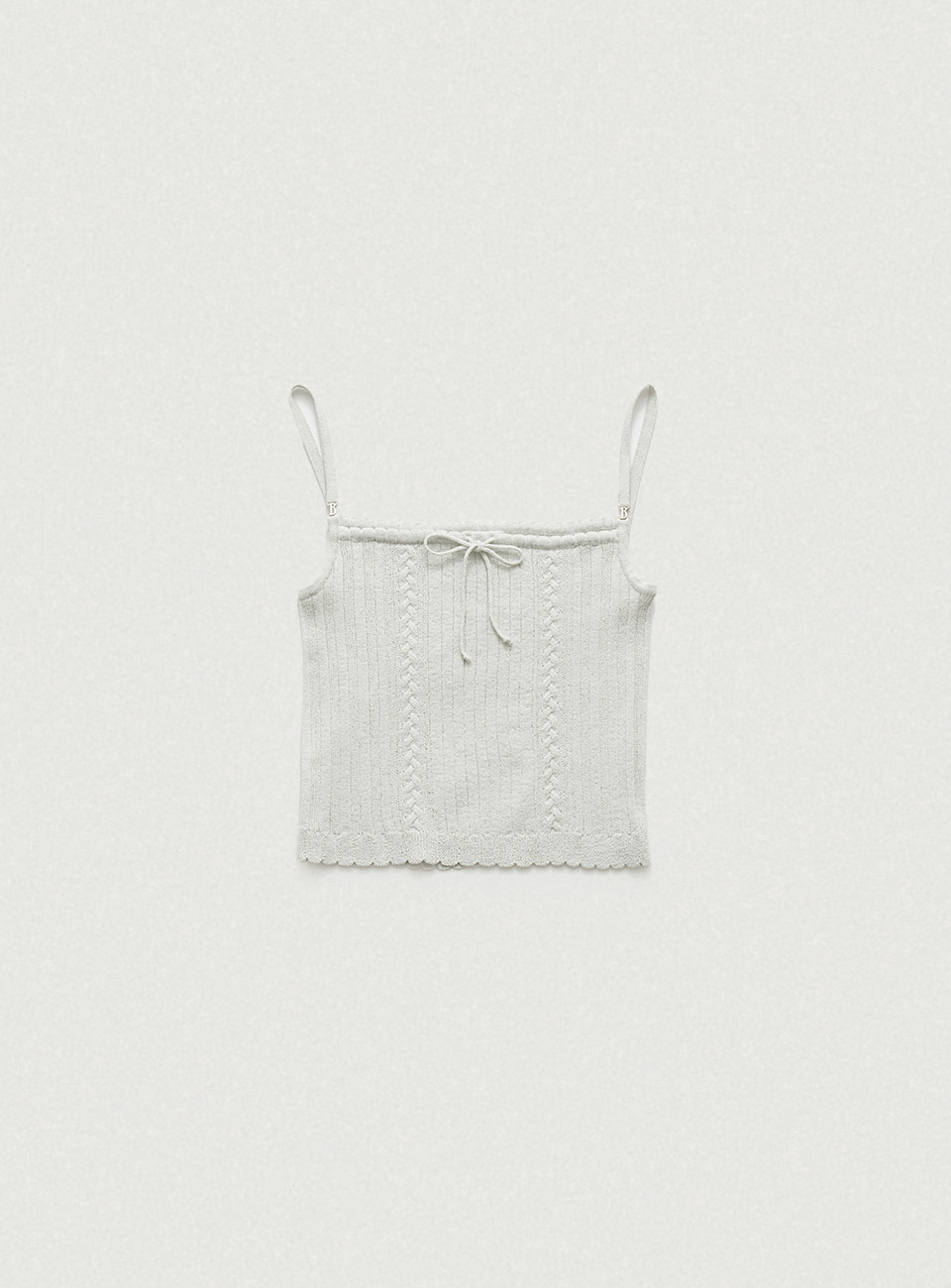 Mint Nellia Ribbon Sleeveless Top