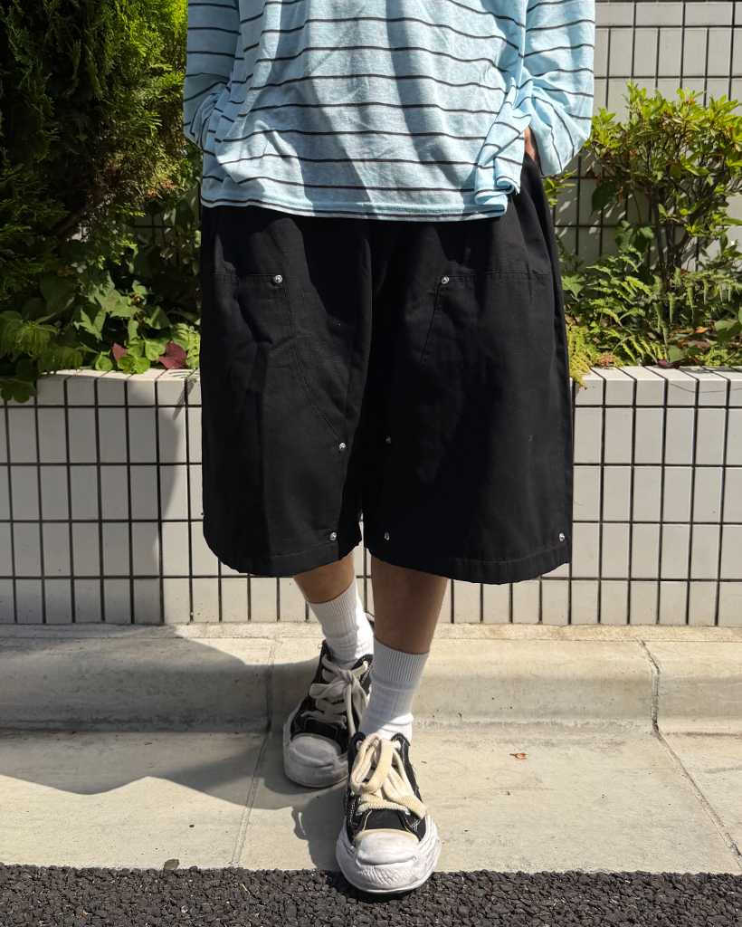 リベットコットンバミューダパンツ