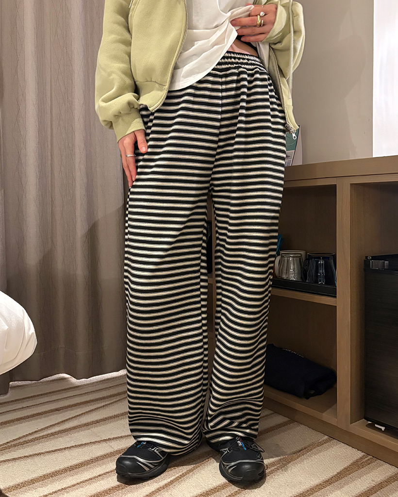 ダブルボーダーフリースイージーパンツ