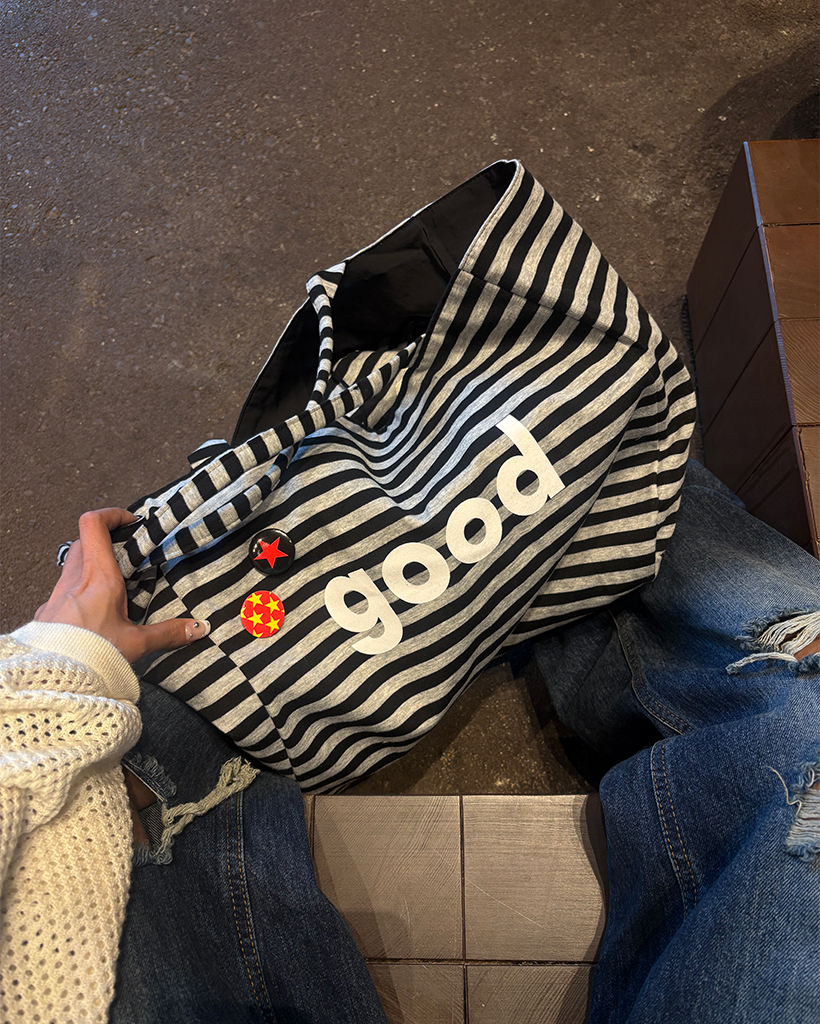 パターンリバーシブルビックトートバッグ