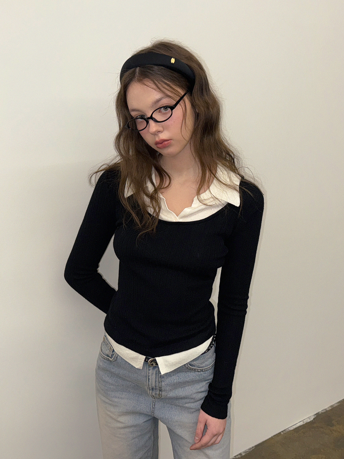 [Influencer pick] Bellot Two-Tone Layered Knit