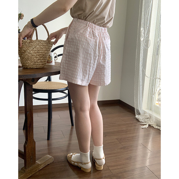sheller レザーチェックショートパンツ セール】チェック柄レイヤードインナーショートパンツ（その他