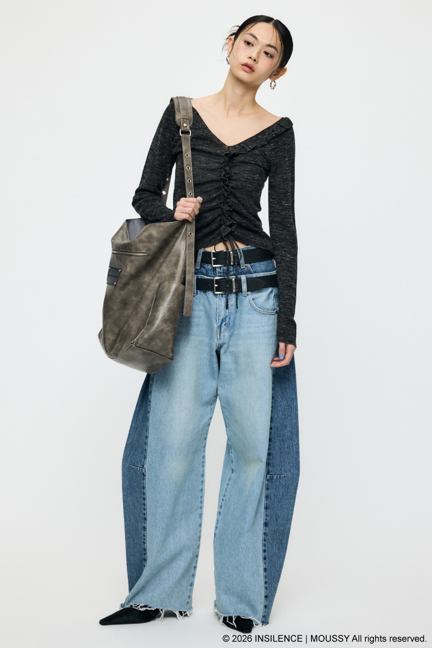 INSILENCE DOUBLE WAIST BAGGY