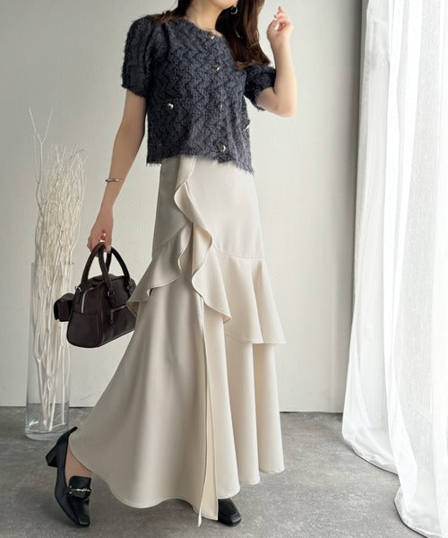 n..　マチャットアシメフリルスカート アシメラッフルフリルスカート | outlet | axes femme online shop