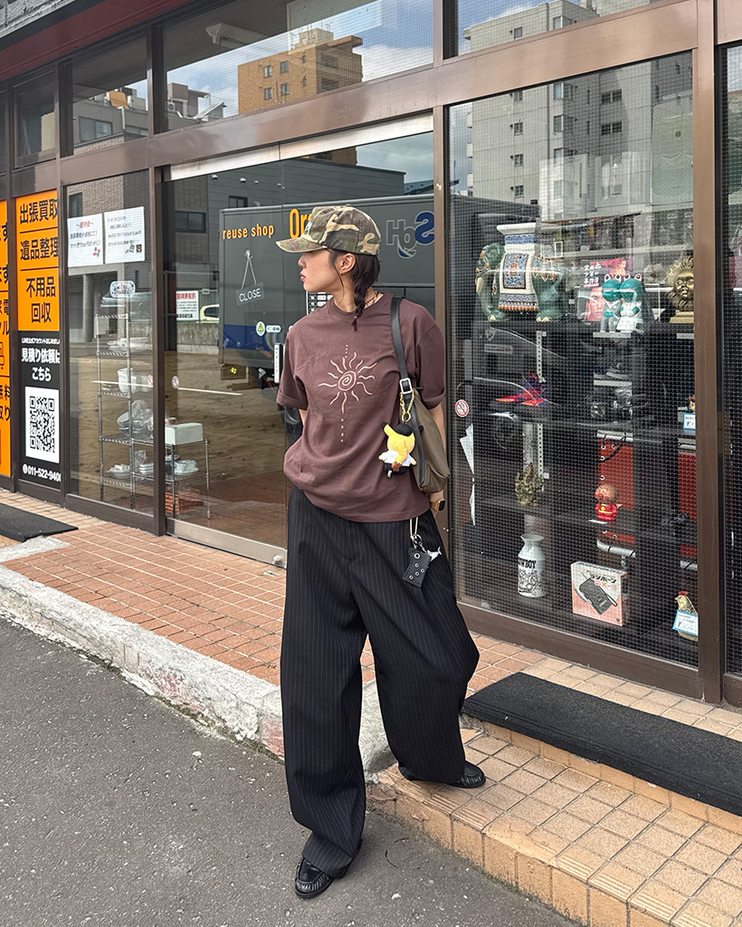 ストライプワイドスラックス | ファッション通販サイト NUGU
